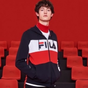 斐乐 男款休闲时尚针织外套