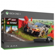 微软 Xbox One X 1TB 游戏主机 +《地平线4》+《乐高竞速》同捆套装