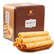 葡韵 蛋卷 铁罐家庭装饼干糕点 400g*5件