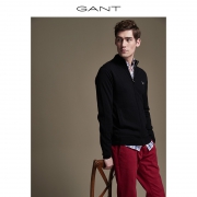 5日0点：GANT 甘特 83104 男士羊毛混纺针织衫外套 低至251.5元