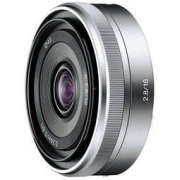 SONY 索尼 E 16mm F2.8 APS-C广角定焦微单相机镜头 E卡口（SEL16F28）
