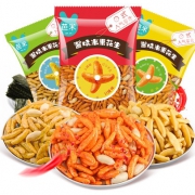 芭米 柿种花生 3种口味 350g 9.9元包邮