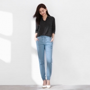 lativ 诚衣 40315 女生束脚九分裤 85元