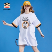 天猫 Paul Frank大嘴猴 PFCDS192340W 女士T恤裙 129元包邮