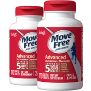 美国产 维骨力MoveFree 红盒软骨素 170粒*2瓶 关节疼首选