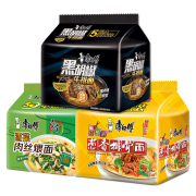 康师傅 黑胡椒牛排面 5包 多口味泡面