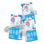 德国进口 甘蒂牧场（MUH）牧牌 部分脱脂纯牛奶 200ml*24盒 整箱 进口牛奶 牛奶 *2件