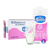 限地区、88VIP：Mukki  宥淇  意大利原装进口脱脂纯牛奶3.6克乳蛋白 200ml*24盒 *3件 145.11元（多重优惠）