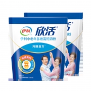 伊利中老年多维高钙奶粉400g*2袋 健康营养（新老包装随机发货） 62.56元