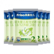 Friso 美素佳儿 较大婴儿配方奶粉 2段试吃包 30克*6袋 +凑单品