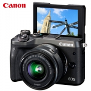 61预售： Canon 佳能 EOS M6（EF-M 15-45mm f/3.5-6.3）无反相机套机 黑