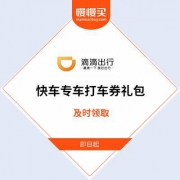 滴滴出行 快车专车打车券礼包