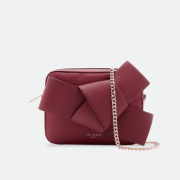 TED BAKER XC8W 蝴蝶结牛皮链条包 623.2元