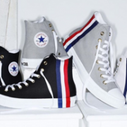 36.5码：Converse匡威 Trico Line HI 中性高帮帆布鞋