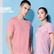 CAMEL 骆驼 J0S1XN163 男女款圆领T恤 *2件 39.9元包邮（合19.95元/件）