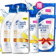 海飞丝 洗发水套装 （去屑去油500ml*2+300ml送补充装200ml*2 ）