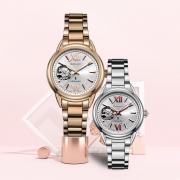61预售：SEIKO 精工 SSA794J1 镂空机械表女表
