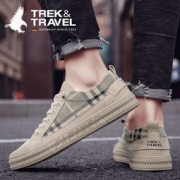 大额神券：Trek & Travel 德国飞鹰 2020年春季男士真皮板鞋