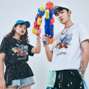百亿补贴：PEACEBIRD MEN 太平鸟 x 史迪奇系列 BWDAA2420 短袖T恤 119.9元包邮