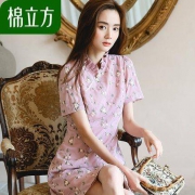 棉立方 20BE1493 女士改良旗袍连衣裙