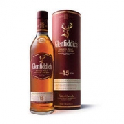Glenfiddich 格兰菲迪 15年苏格兰达夫镇单一麦芽威士忌 700ml *3件