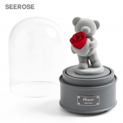 SEEROSE 永生花旋转音乐盒 479元包邮（需领券）