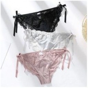 TINCOCO T91329 女士蕾丝网纱内裤 3条装 *2件