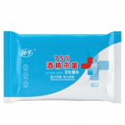 快牛 75%酒精湿巾 30片 *3件