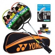 YONEX 尤尼克斯 ARC5I 羽毛球拍 2支豪华套装（对拍套+球+手胶）