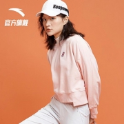 安踏可口可乐联名卫衣2020新款女春季运动宽松套头圆领潮流官网