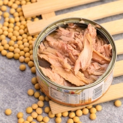 鲜得味 黄豆油浸 深海金枪鱼罐头 大块肉非碎肉 180g*8罐