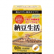 61预告、88VIP：ISDG 纳豆生活 纳豆激酶纳豆菌胶囊 4000fu 60粒/瓶 *3件 290.23元包税包邮（多重优惠）