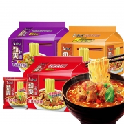 康师傅 红烧牛肉方便面 101g*5袋 多种口味可选 8.9元（百亿补贴）