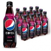 百事可乐 Pepsi 无糖树莓味 汽水碳酸饮料 500ml*12瓶 整箱装 百事可乐出品 *2件