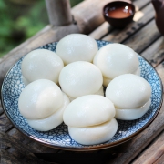 宁波非遗，大米制作：300gx3件 九顷史家 象山酒酿米馒头