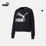 PUMA 彪马 CLASSICS 597405 女子休闲印花圆领卫衣 99.5元（前94件）