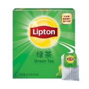 天猫 88VIP：Lipton/立顿 绿茶清新绿茶200g/盒袋泡茶叶茶包100包 28.4元包邮