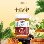 蜂连社 农家自产野生山花土蜂蜜 500gx2瓶