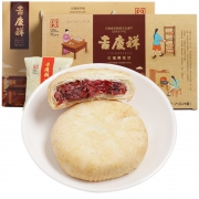 吉庆祥 鲜花饼 玫瑰味 500g 24.9元