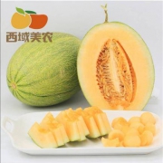 西域美农  西州蜜25号 新鲜水果蜜瓜 4.5-5.5斤（2枚）*2件