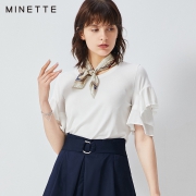 minette 30219063077 女士荷花袖上衣 49元包邮