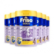 61预售： Friso 美素佳儿 新加坡版 儿童成长奶粉4段 900克/罐 6罐装