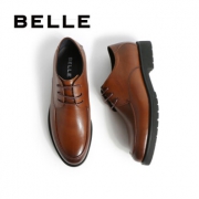 61预告：Belle 百丽 53102AM7 时尚男款商务皮鞋 329元包邮