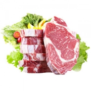 澳洲进口 牛百岁 原切无腌制 肉眼牛排 150g*8片