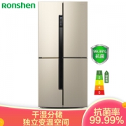 再降价、有券的上： Ronshen 容声 BCD-456WD11FP 十字对开门冰箱