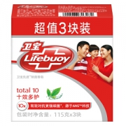 Lifebuoy 卫宝 先进除菌香皂 115g*3块 *2件