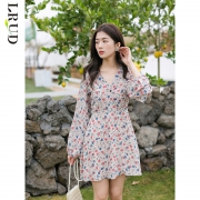 LRUD 3AG6472# 女士碎花少女风连衣裙 69.9元