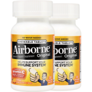 美国产 Schiff旗下 Airborne复合维生素咀嚼片 32粒/瓶 提高免疫力