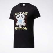 61预售：Reebok 锐步  FQ5043 女子健身训练短袖T恤 89元（需定金，1日付尾款）