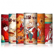 《五鼠礼盒装》青岛亮动原浆啤酒精酿白啤扎啤桶装1L*6瓶装整箱